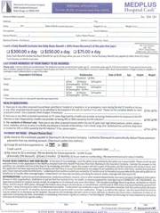 MEDPLUS Hospital Cash and Life Insurance For Sale